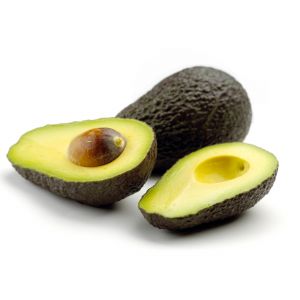 avocado fresh fruit whole and half